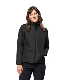 Jack Wolfskin Bergland damska kurtka hardshellowa, czarna, XS - Kurtki damskie - miniaturka - grafika 1