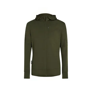 Bluza męska Icebreaker Merino 260 Quantum IV LS Zip Hoodie Loden L - Bluzy męskie - miniaturka - grafika 1