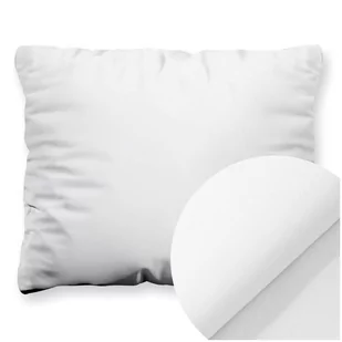 Poszewka Bawełna 50 x 60 Jednolita Ola Biel Biała - Poszewki na poduszki - miniaturka - grafika 1