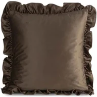 Poszewki na poduszki - Poszewka EUROFIRANY Brenda 45 x 45 cm Ciemnobeżowy - miniaturka - grafika 1