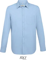 Koszule męskie - SOLS Koszula męska Baltimore Fit 02922 Blue Sky Blue L - miniaturka - grafika 1