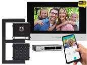 Wideodomofony - Zestaw premium jednorodzinny wideodomofon IP Vidos ONE M2010 A2000-G/D FullHD Szyfrator Natynkowy - miniaturka - grafika 1