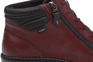 Botki AXEL Comfort 4356 H Rubinowe na haluksy Kosela Medic 9356 - Botki damskie - miniaturka - grafika 6