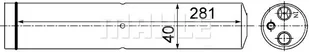 Osuszacz, klimatyzacja Mahle AD 102 000S - Akcesoria do klimatyzacji i ogrzewania - miniaturka - grafika 1