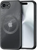 Etui i futerały do telefonów - Dux Ducis Etui Aimo Mag do iPhone 16e, czarno-przezroczyste - miniaturka - grafika 1