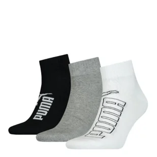 Skarpety unisex Puma ELEMENTS GRAPHIC QUARTER 3-PACK wielokolorowe 90798901 - Skarpetki damskie - miniaturka - grafika 1