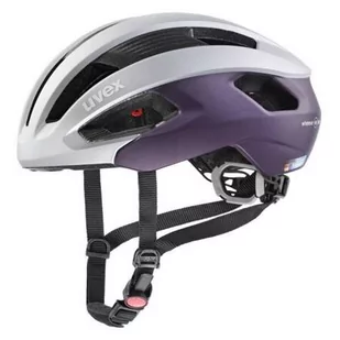 UVEX Rise CC WE Helmet Women, srebrny/fioletowy 56-59cm 2022 Kaski szosowe S4100340217 - Kaski rowerowe - miniaturka - grafika 2