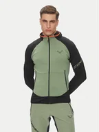 Odzież trekkingowa męska - Dynafit Bluza Transalper Light Polartec Hoody 08-0000071176 Zielony Regular Fit - miniaturka - grafika 1