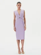 Sukienki - Rinascimento Sukienka koktajlowa CFC0123769003 Fioletowy Regular Fit - miniaturka - grafika 1