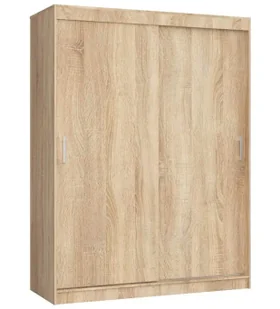 Skandynawska szafa przesuwna do sypialni dąb sonoma S2-N07 - Szafy Skandynawska szafa przesuwna do sypialni dąb sonoma S2-N07 - Szafy - miniaturka - grafika 1