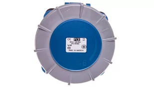 PCE Polska sp. z o.o. Gniazdo tablicowe 63A 3P 230V /100x100/ niebieskie IP67 POWER TWIST 333-6 - Gniazdka elektryczne - miniaturka - grafika 1