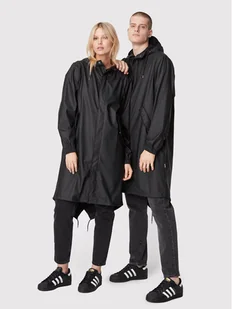 Rains Parka Unisex 18140 Czarny Regular Fit - Kurtki damskie - miniaturka - grafika 1
