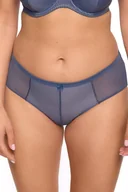 Majtki damskie - Figi damskie w delikatne paski Sonia 1058 jeans 4XL - miniaturka - grafika 1