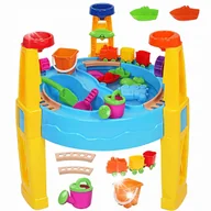 Zabawki do piasku - Stolik Wodny Piaskownica dla Dzieci Zestaw Kolejka Statki Akcesoria MATADI - miniaturka - grafika 1