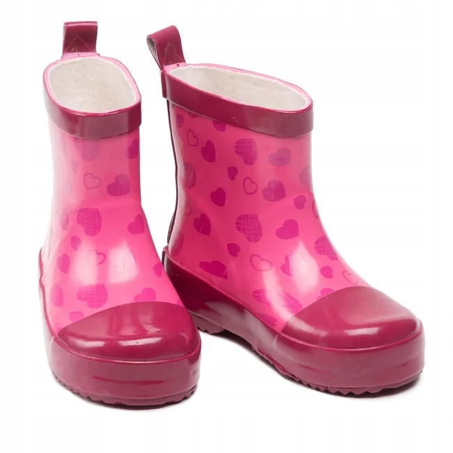 PLAYSHOES DZIEWCZĘCE KALOSZE RÓŻOWE WZÓR 22 26LA