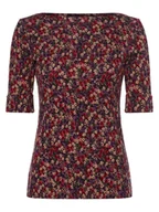 Koszulki i topy damskie - Lauren Ralph Lauren - T-shirt damski, lila|wielokolorowy|wyrazisty róż - miniaturka - grafika 1