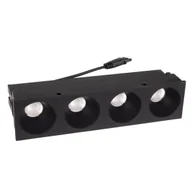 Lampy ogrodowe - Sufitowy moduł podtynkowy MODULAR HM180 4L Maxlight LED 12W 3000K czarny - miniaturka - grafika 1