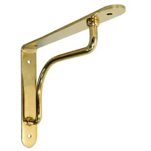 Podpórka z mosiądzu PALLADIO 23x18cm włoskiej firmy Bolis - Meble modułowe i akcesoria - miniaturka - grafika 1