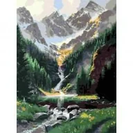 Malowanie po numerach - Malowanie po numerach - Miejsce w górach 40x50cm - miniaturka - grafika 1