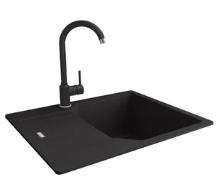 Franke UCG 611-62 Onyx + bateria Pola Onyx - Zlewozmywaki z baterią - miniaturka - grafika 1