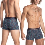 Majtki męskie - Bokserki męskie szorty bawełniane dopasowane LAMA M-994 - L - miniaturka - grafika 1