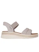 Sandały damskie - Skechers Sandały BOBS Sun Ray 114413/TPE Beżowy - miniaturka - grafika 1
