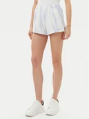 Spodenki damskie - Guess Szorty sportowe V5GD11 KCRQ0 Błękitny Relaxed Fit - miniaturka - grafika 1