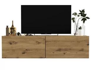 Szafka Rtv, Wisząca, Enjoy, 120X35X30 Cm, Dąb Artisan, Mat - Szafki RTV - miniaturka - grafika 1