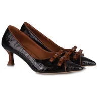 Czółenka - Czółenka damskie Bombonella 1T 01 216 09 - CLR 15583-TAN R.37 - miniaturka - grafika 1