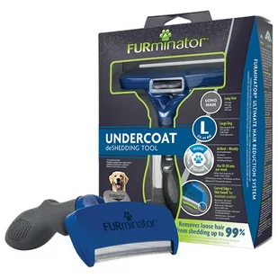 FURminator deShedding do długiej sierści L Szerokość grzebienia 9,6 cm - Szczotki i furminatory - miniaturka - grafika 1