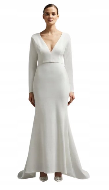 Coast Suknia Ślubna Klasyczna Damska Biel 36 1Odv