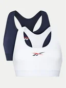 Bielizna sportowa damska - Reebok Biustonosz sportowy LOLA - AW24 (2-pack) Kolorowy - miniaturka - grafika 1
