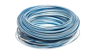 Lapp Kabel Przewód instalacyjny H05V-K 0,75 ciemnoniebieski z białym paskiem 4510922 /100m/ 4510922 - Kable - miniaturka - grafika 1