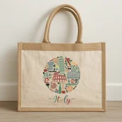 Torby i wózki na zakupy - Italy - Włochy - Torba z juty na prezent - miniaturka - grafika 1