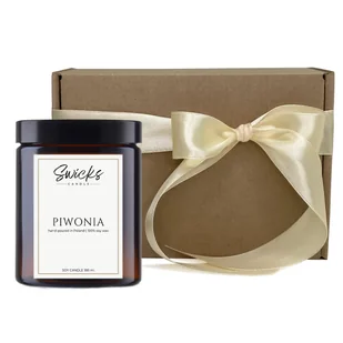 Świeca sojowa PIWONIA 180 ml prezent dla mamy, żony, koleżanki - Świece - miniaturka - grafika 1
