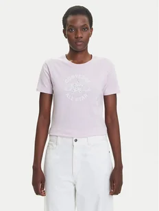 Converse T-Shirt Floral Chuck Taylor 10027751-A03 Różowy Regular Fit - Koszulki i topy damskie - miniaturka - grafika 1