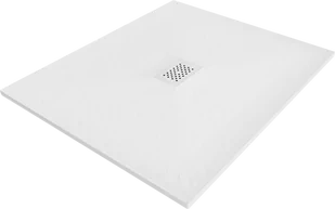 Mexen Hugo brodzik prostokątny SMC 130 x 100 cm, biały, maskownica biała - 42101013-W - Brodziki prysznicowe - miniaturka - grafika 1