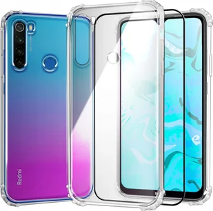 Hello Case ETUI PANCERNE DO XIAOMI REDMI NOTE 8T SILIKON GUMOWE ANTI SHOCK SZKŁO - Etui i futerały do telefonów - miniaturka - grafika 1