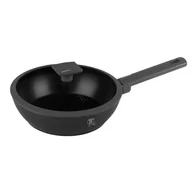 Patelnie - Patelnia głęboka z pokrywką 24 cm BerlingerHaus Antracit BH-8122 - miniaturka - grafika 1