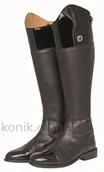 Buty do jazdy konnej - Oficerki skórzane TOSKANA SHORT z lakierowaną wstawką - LAURIA GARRELLI - miniaturka - grafika 1