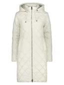 Kurtki damskie - CMP Płaszcz pikowany w kolorze kremowym - miniaturka - grafika 1