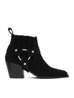 Botki damskie - Badura Botki EO-CLEO-501-25 Czarny - miniaturka - grafika 1