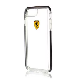Ferrari twardy pokrowiec ochronny do Apple iPhone 7 Plus, Racing Shield FEGLHCP7LBK - Etui i futerały do telefonów - miniaturka - grafika 1