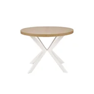 Stoły - Stół Rozkładany 100-250 x 100 x 75 Peroni Dąb Złoty / Biały Halmar - miniaturka - grafika 1