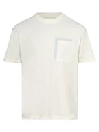 Koszulki męskie - Tom Tailor Denim - T-shirt męski, biały - miniaturka - grafika 1