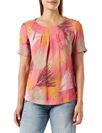 Bluzki damskie - s.Oliver BLACK LABEL Bluzka damska, z krótkim rękawem, pomarańczowa, 34 (DE), pomarańczowy, 34 - miniaturka - grafika 1