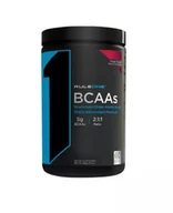 Aminokwasy - Rule One - Aminokwasy BCAAs, Fruit Punch, Proszek, 444g - miniaturka - grafika 1