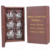 Szklanki - SZKLANKI DO WHISKI OKOLICZNOŚCIOWE 6 SZT GRAWER - miniaturka - grafika 1