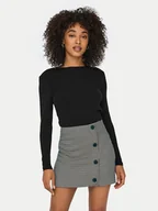 Bluzki damskie - ONLY Bluzka Riley 15323159 Czarny Slim Fit - miniaturka - grafika 1