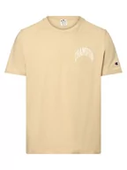 Koszulki męskie - Champion - T-shirt męski, beżowy - miniaturka - grafika 1